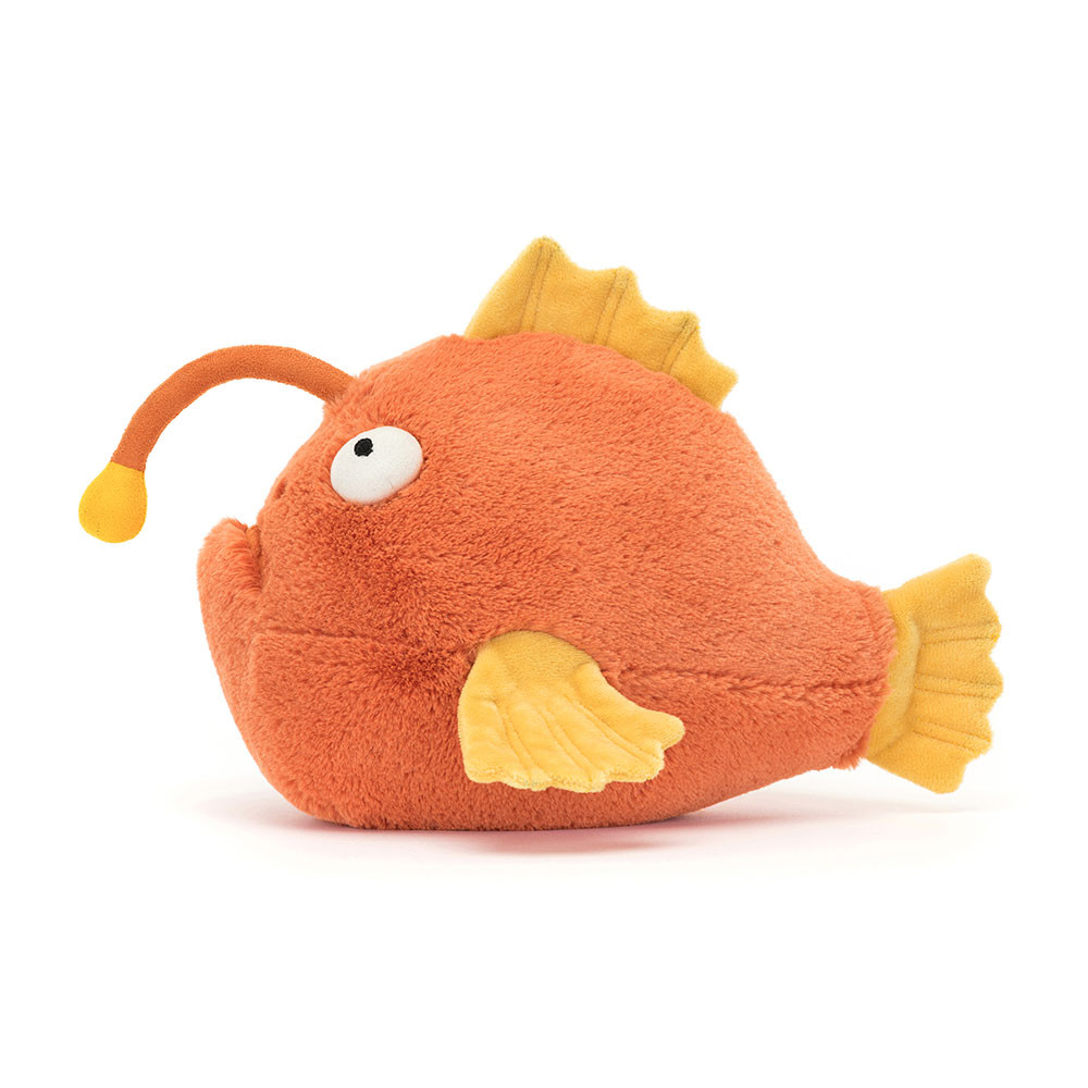 Orange / Yellow Jellycat Alexis Anglerfish | US-UPAH76349