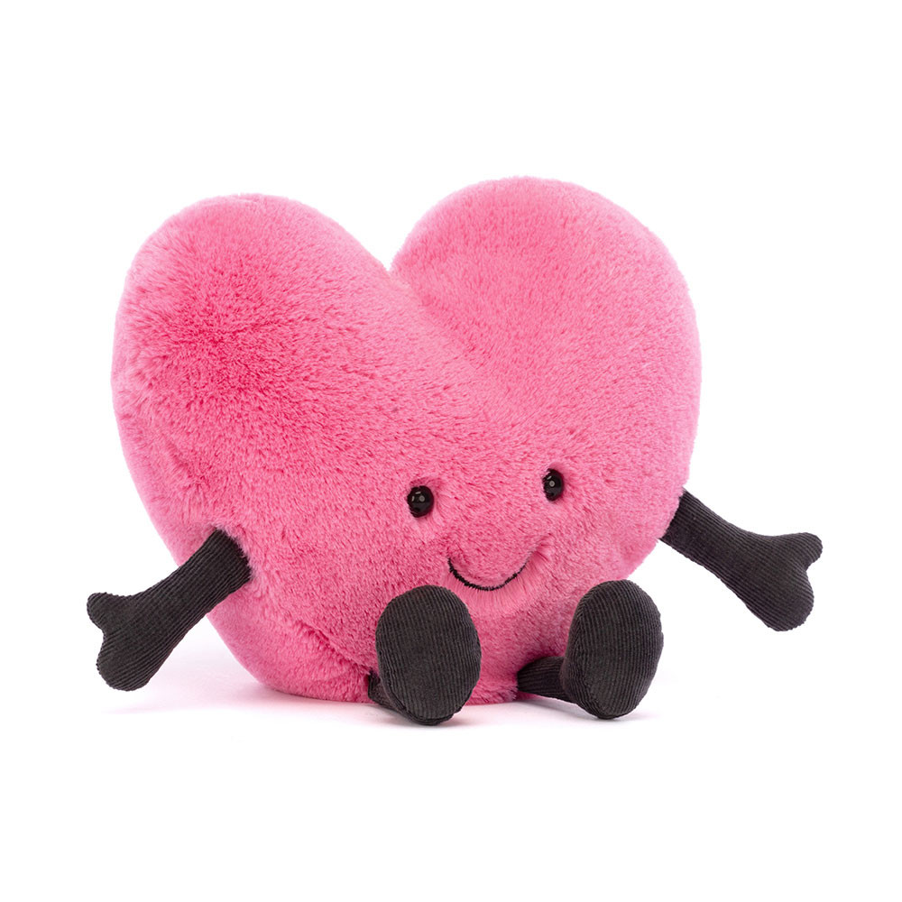 Pink Jellycat Amuseables Heart | US-XEPW75204