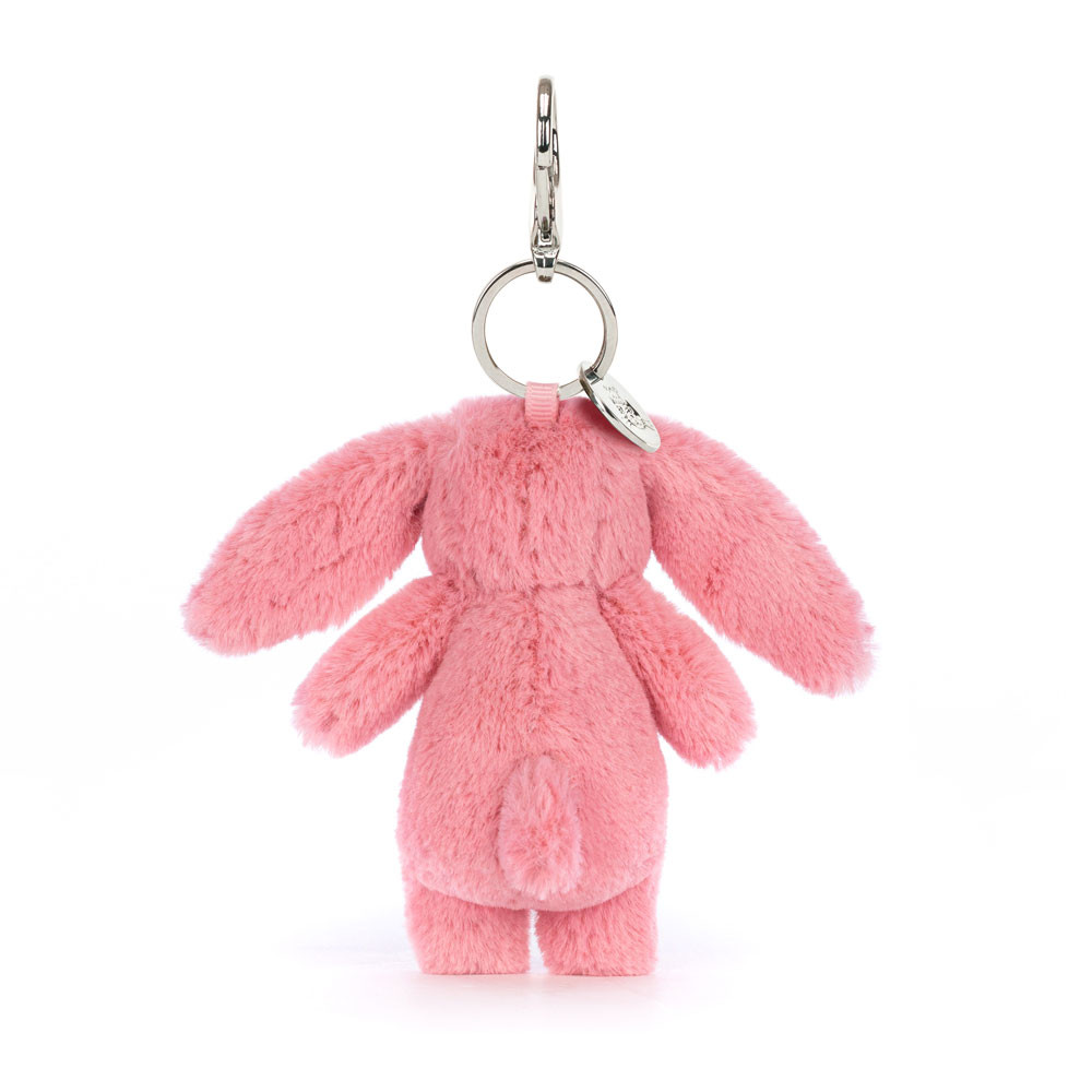 Pink Jellycat Bashful Bunny Bag Charm | US-EPLK98563