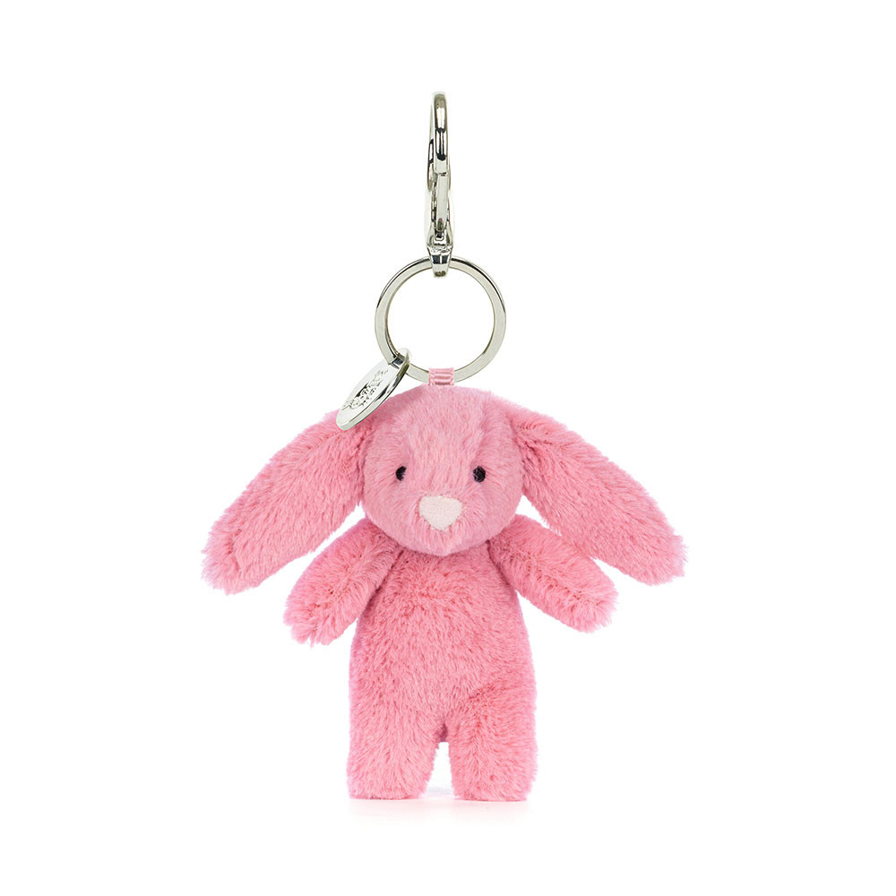 Pink Jellycat Bashful Bunny Bag Charm | US-EPLK98563