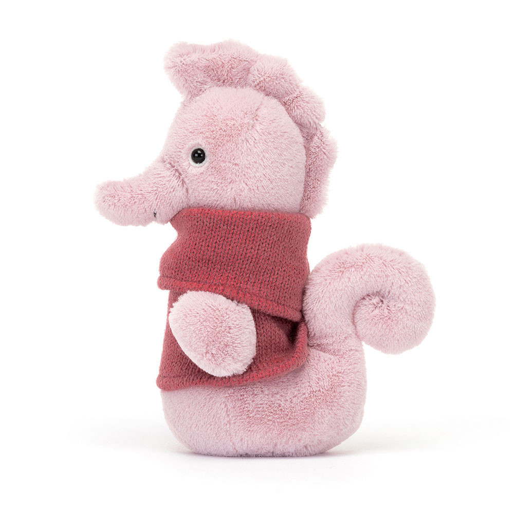 Pink Jellycat Cozy Crew Seahorse | US-YFBA08457