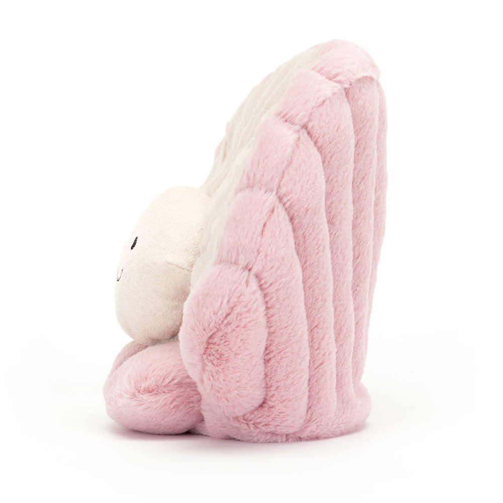 Pink / Cream Jellycat Clemmie Clam | US-OTEW70541