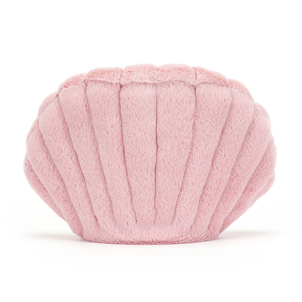 Pink / Cream Jellycat Clemmie Clam | US-OTEW70541