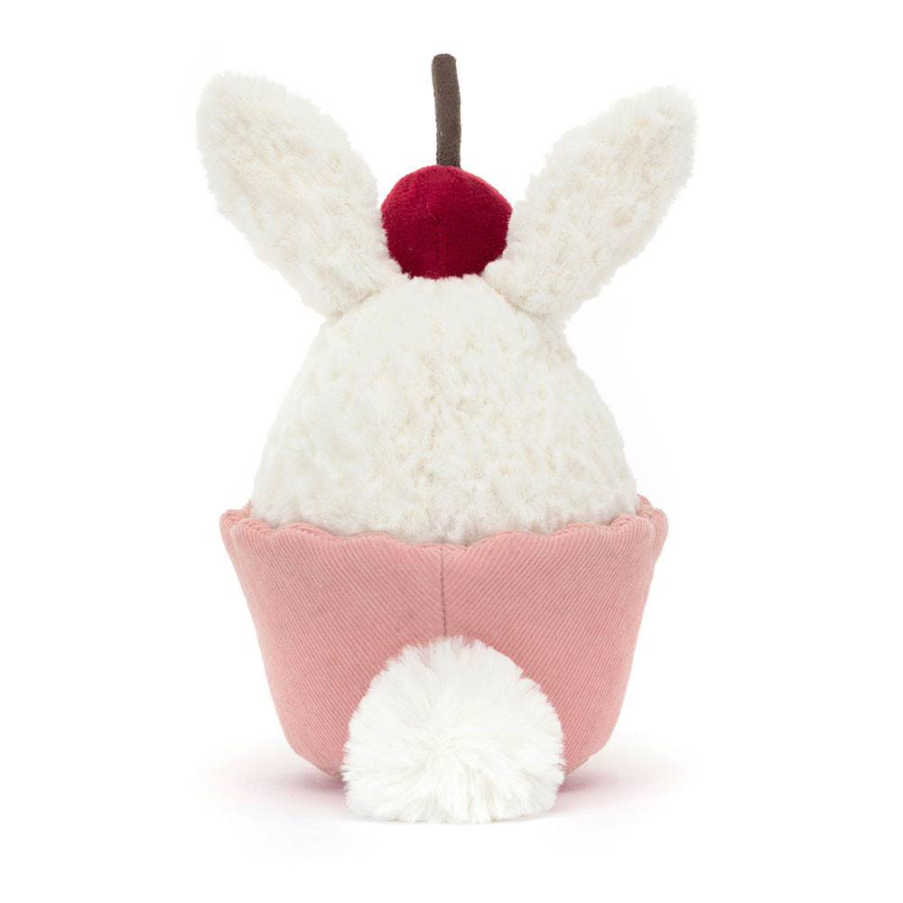 Pink / Cream Jellycat Dainty Dessert Bunny Cupcake | US-IEGO54680