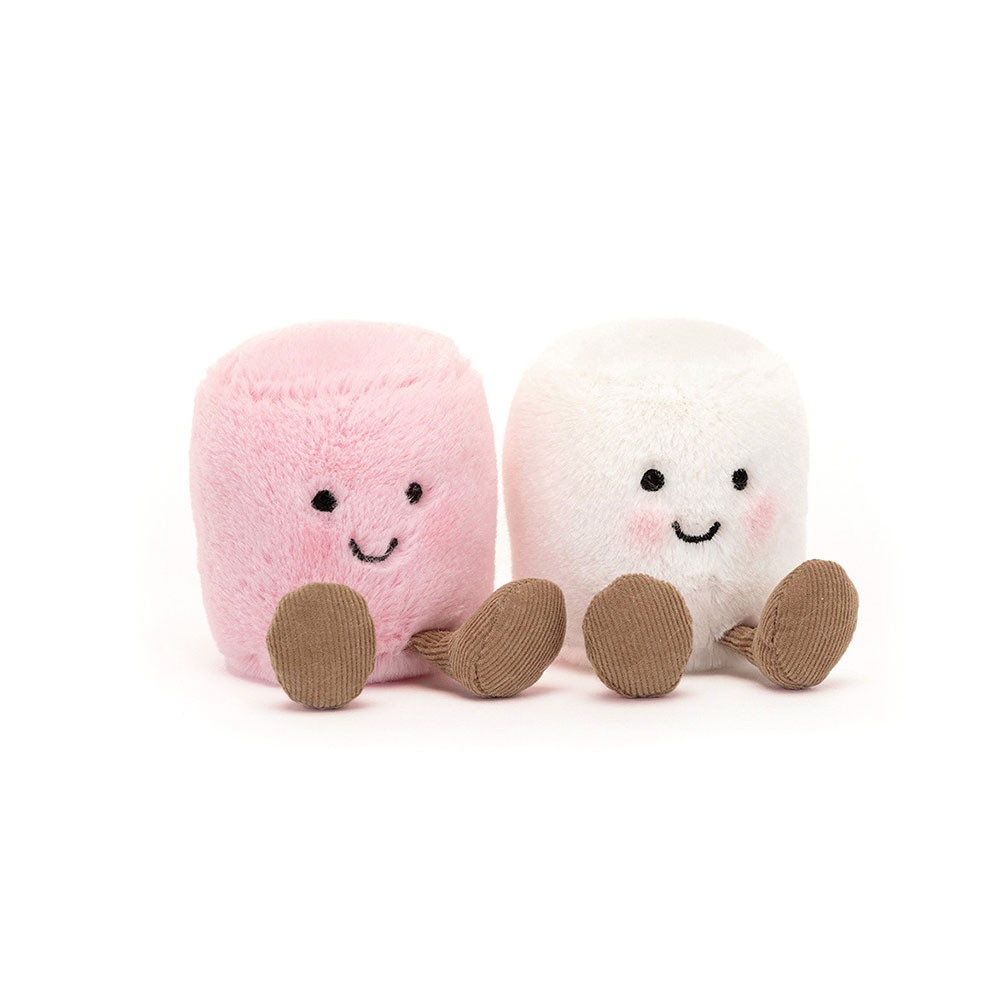 Pink / White Jellycat Amuseables Marshmallows | US-BFAD37142