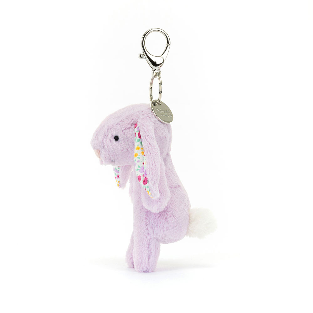 Purple Jellycat Blossom Jasmine Bunny Bag Charm | US-FILE67829