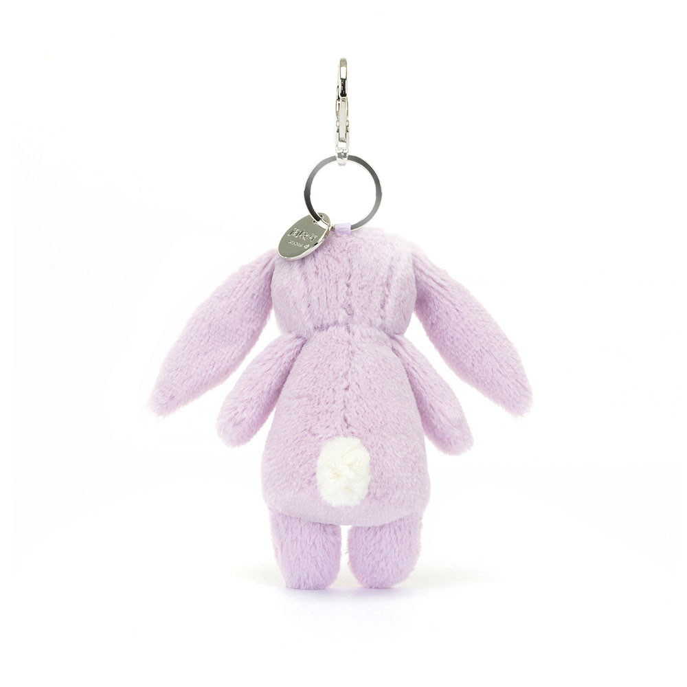 Purple Jellycat Blossom Jasmine Bunny Bag Charm | US-FILE67829