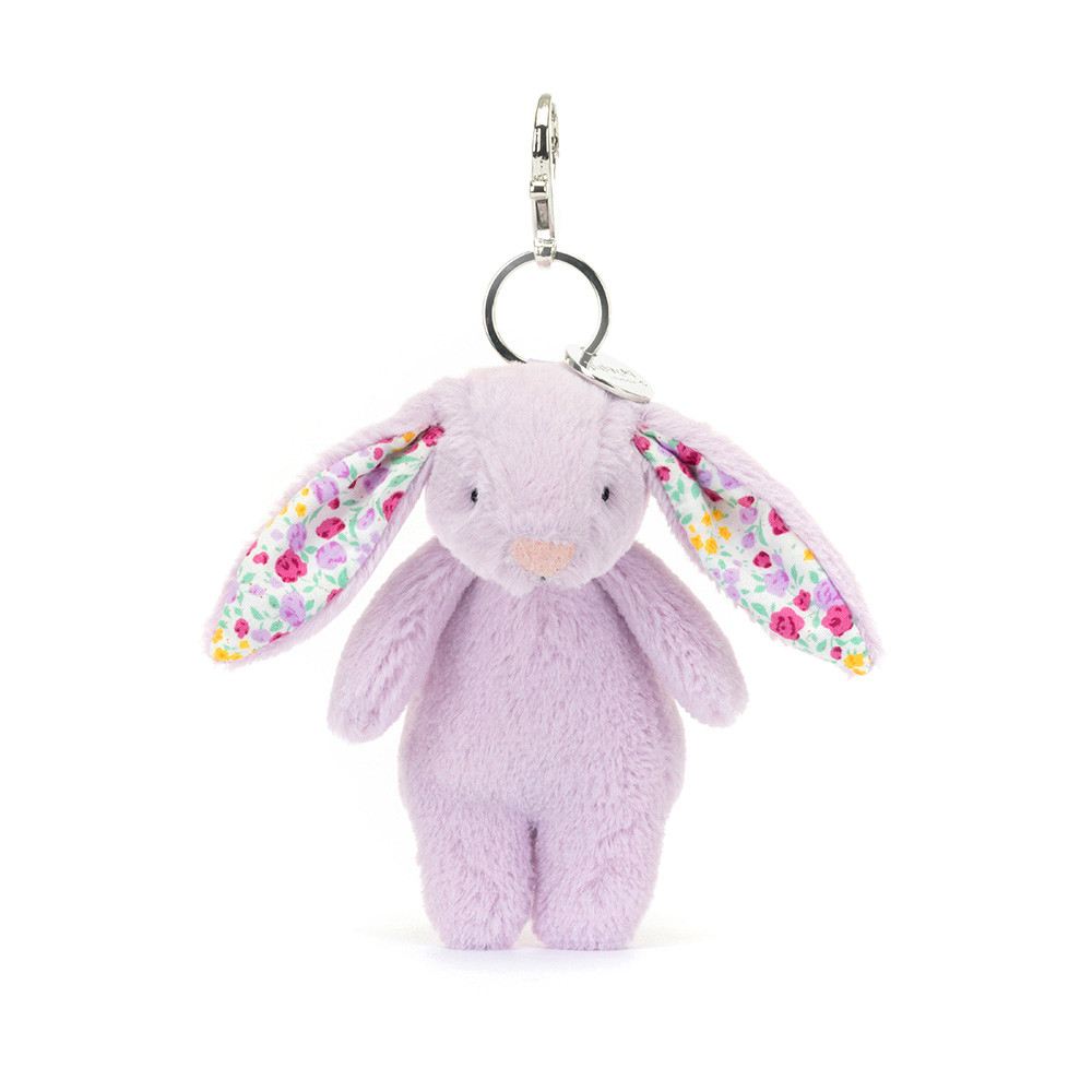 Purple Jellycat Blossom Jasmine Bunny Bag Charm | US-FILE67829