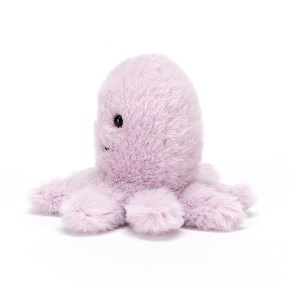 Purple Jellycat Fluffy Octopus | US-DOFA57912