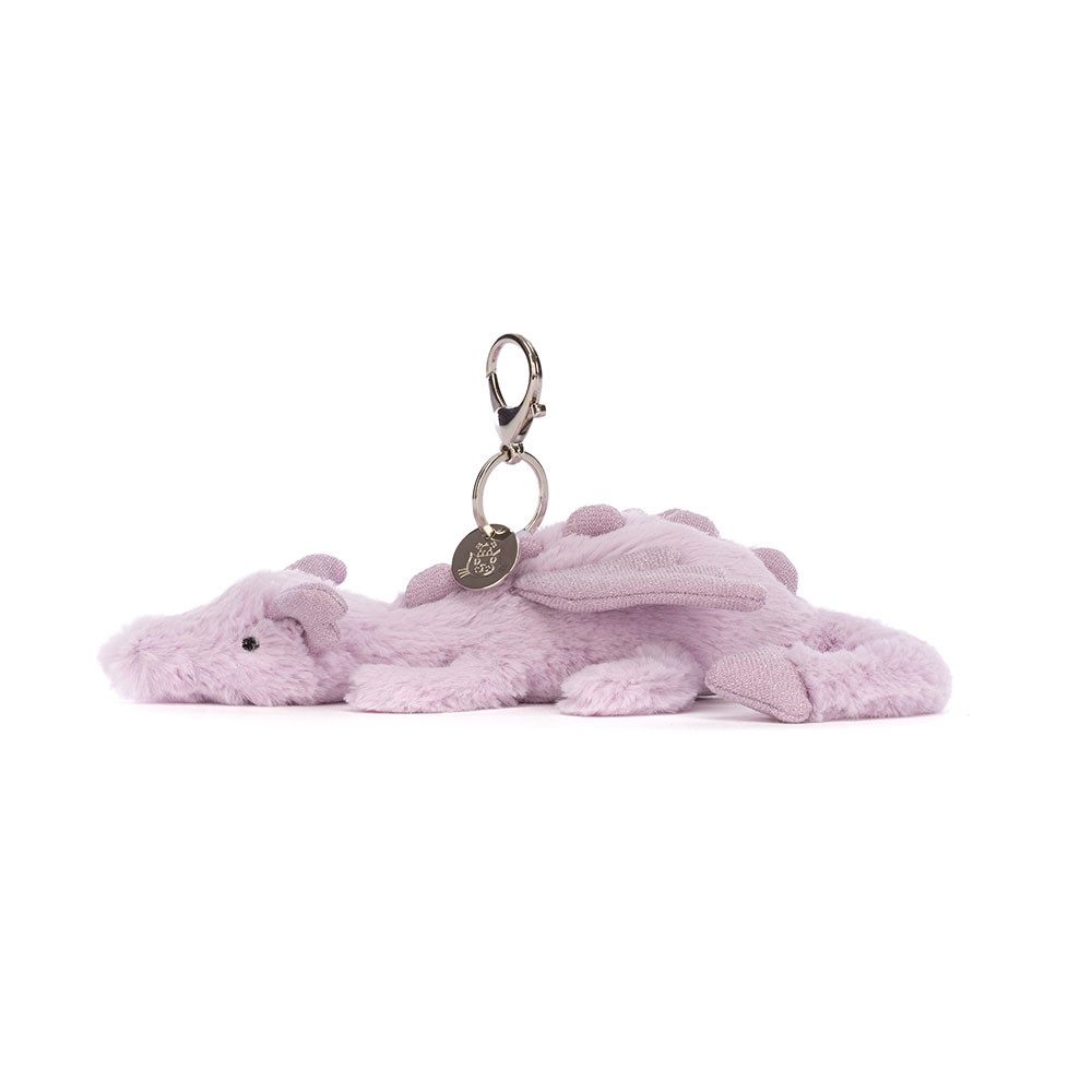 Purple Jellycat Lavender Dragon Bag Charm | US-LOAG04815