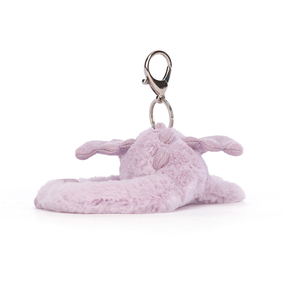 Purple Jellycat Lavender Dragon Bag Charm | US-LOAG04815