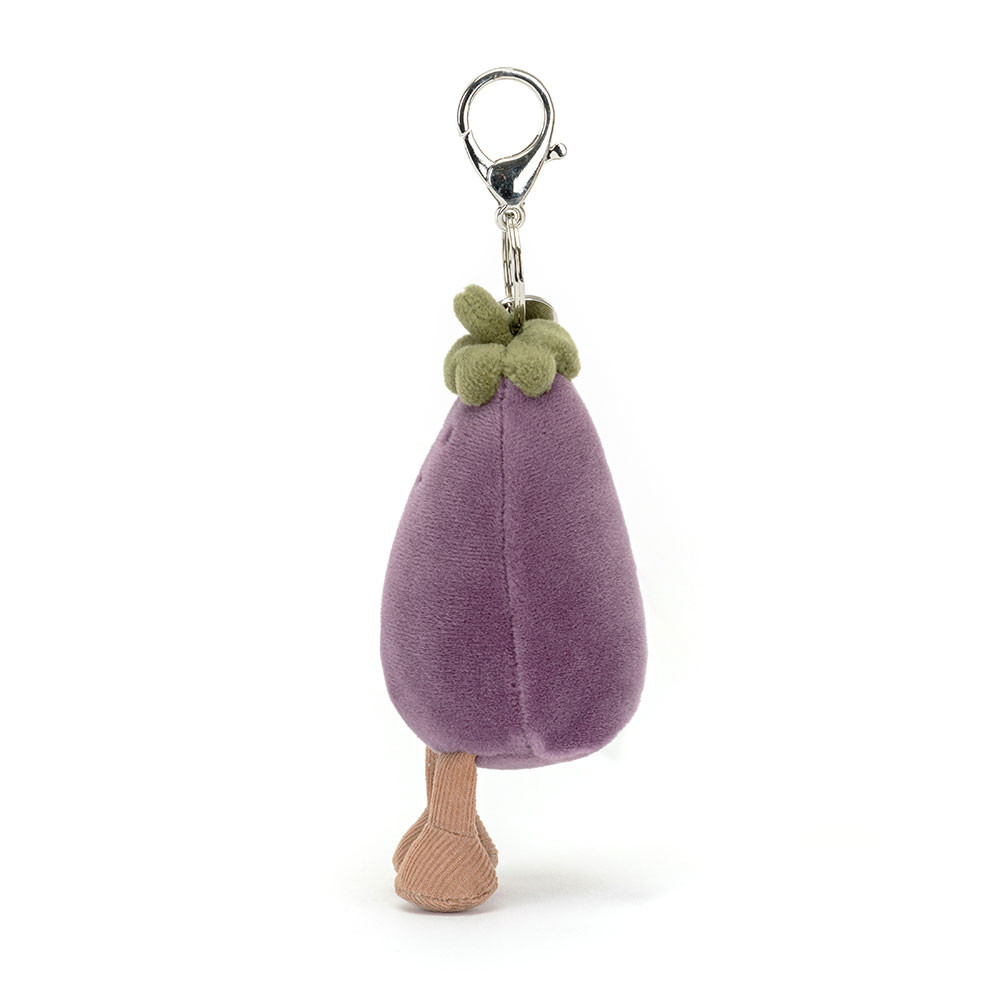 Purple Jellycat Vivacious Vegetable Aubergine Bag Charm | US-WMCV05714