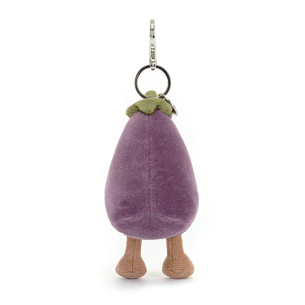 Purple Jellycat Vivacious Vegetable Aubergine Bag Charm | US-WMCV05714