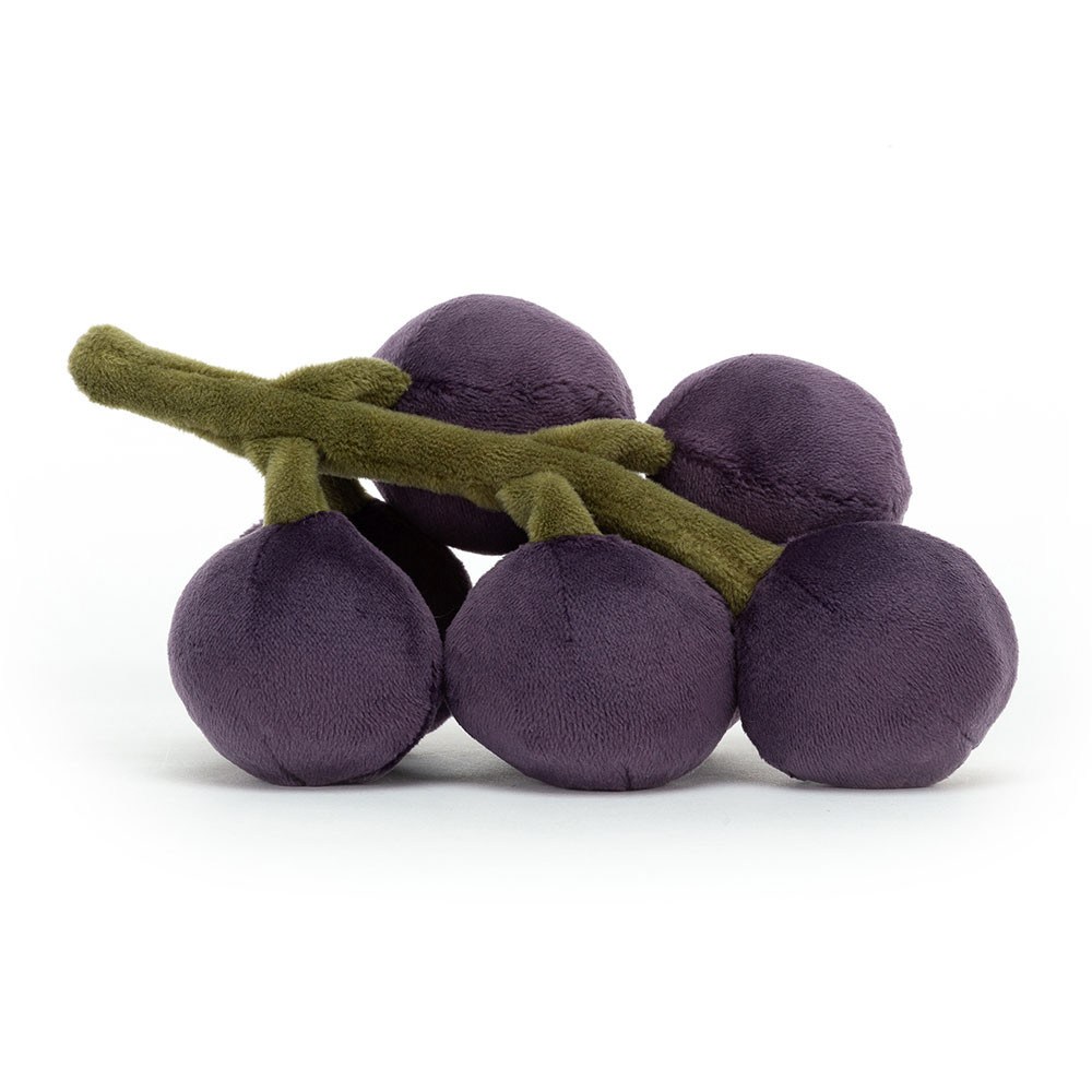 Purple / Green Jellycat Fabulous Fruit Grapes | US-SOMJ63892