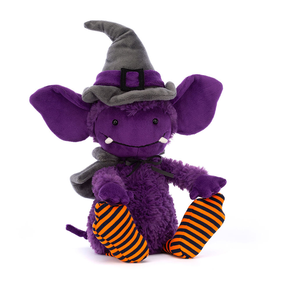 Purple / Grey / Brown Jellycat Spooky Greta Gremlin | US-ZJTV62510