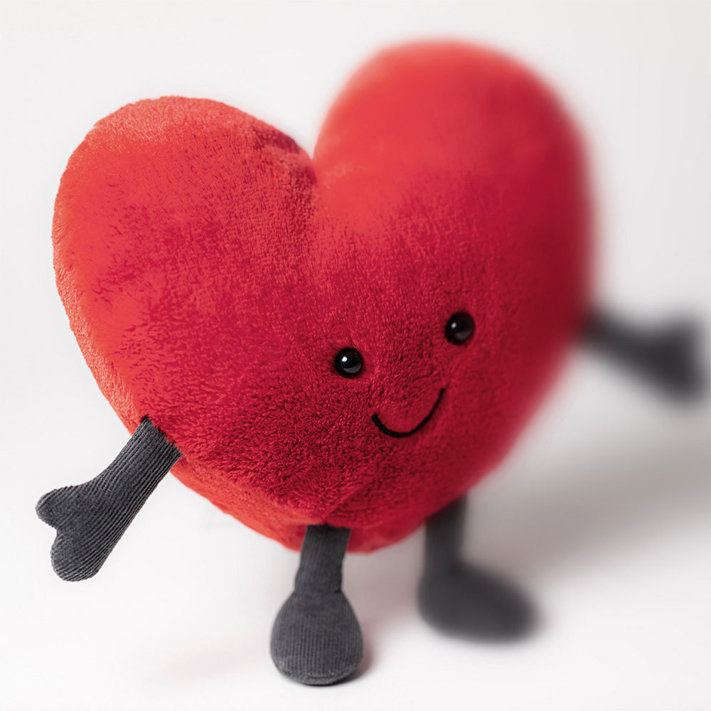 Red Jellycat Amuseables Heart | US-AYIZ19835