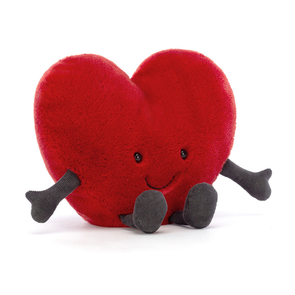 Red Jellycat Amuseables Heart | US-AYIZ19835