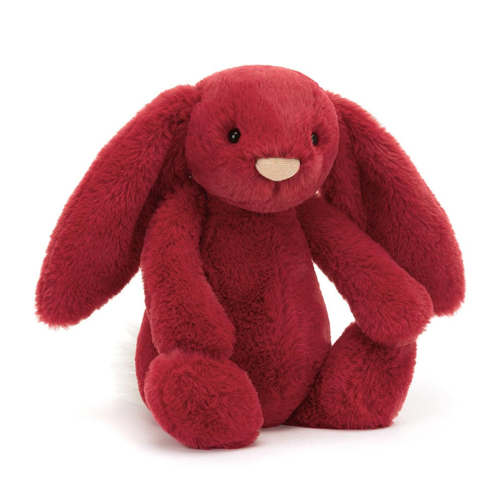 Red Jellycat Bashful Luxe Bunny Scarlett | US-CVFL60725