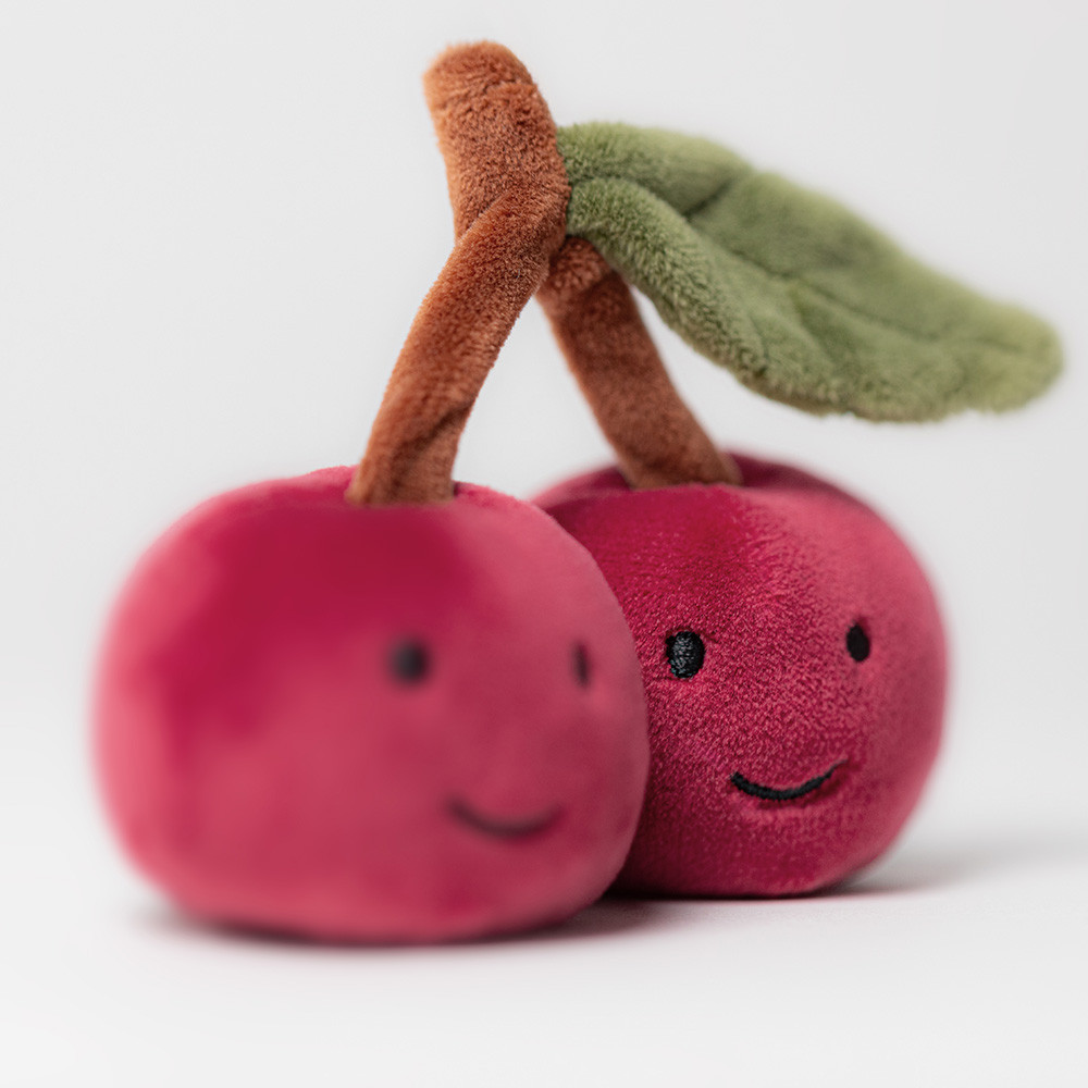 Red Jellycat Fabulous Fruit Cherry | US-CHXA37261