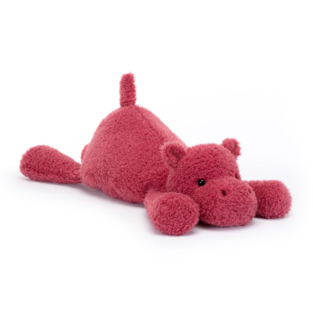 Red Jellycat Splootie Hippo | US-LEOX60831