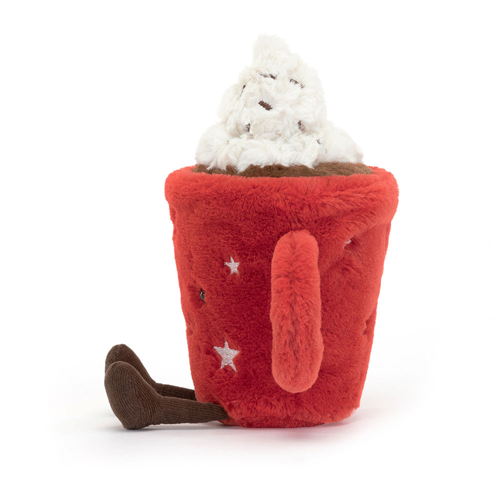 Red Orange / Cream Jellycat Amuseables Hot Chocolate | US-ZFWP60583