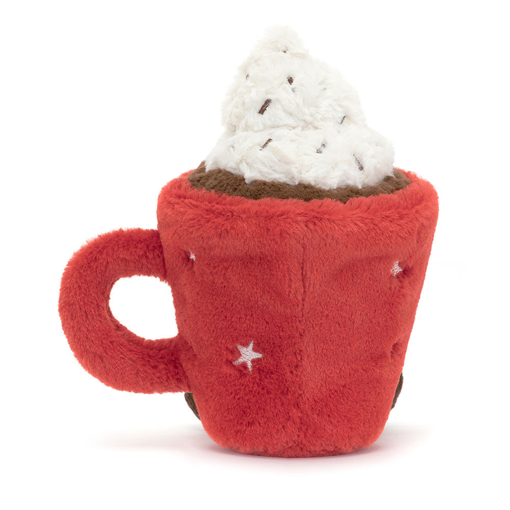 Red Orange / Cream Jellycat Amuseables Hot Chocolate | US-ZFWP60583