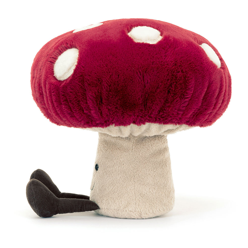 Red / Beige Jellycat Amuseables Mushroom | US-KVWL85173