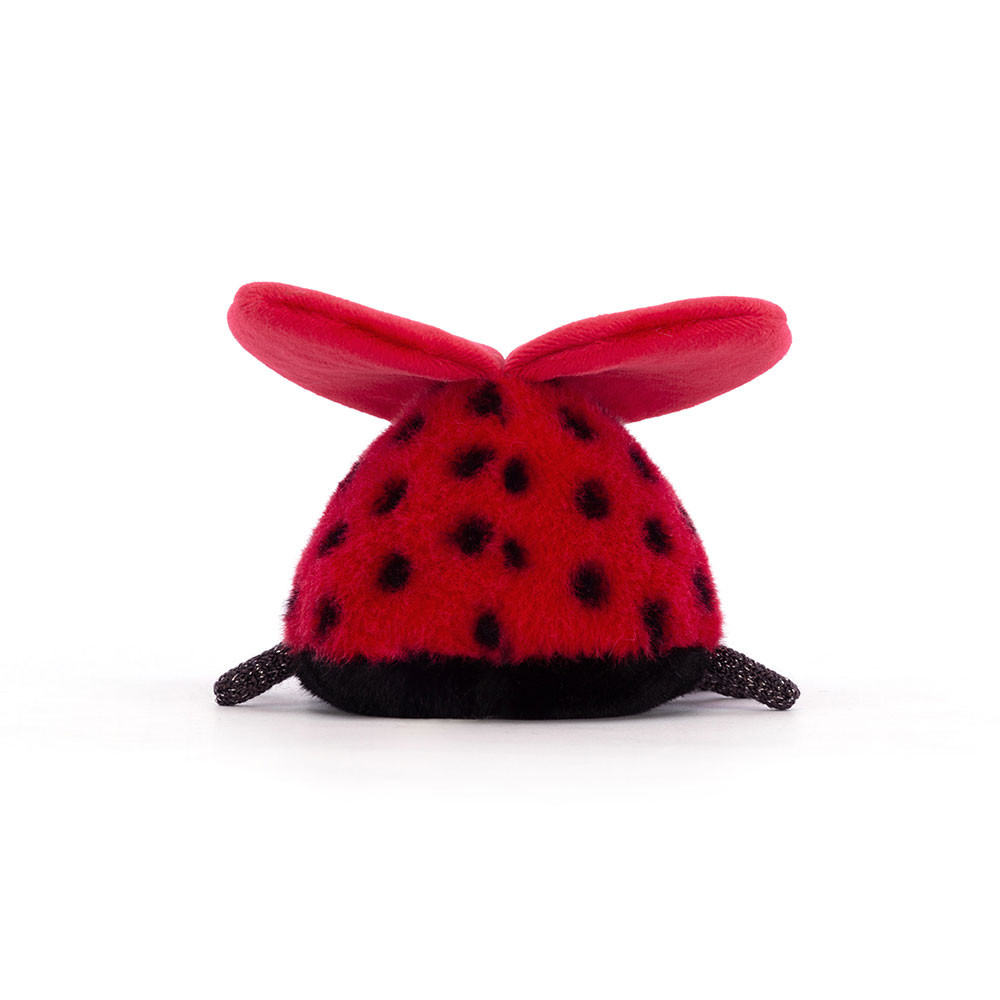 Red / Black Jellycat Loulou Love Bug | US-KVNU03672