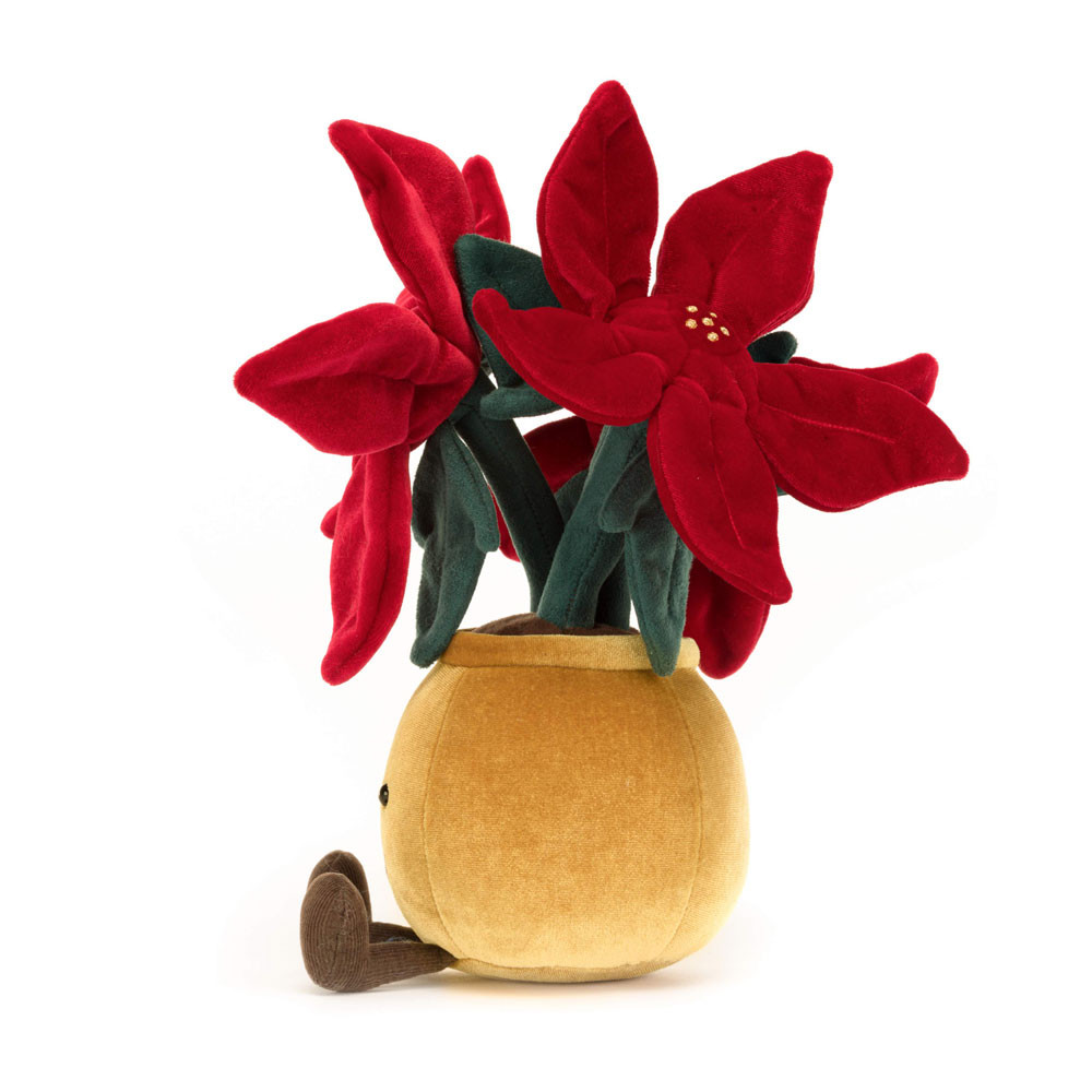 Red / Brown Jellycat Amuseables Poinsettia | US-PXKY70948