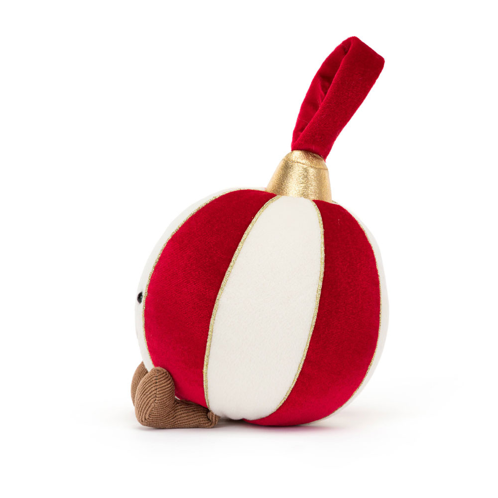 Red / Cream Jellycat Amuseables Bauble | US-PFNH51308