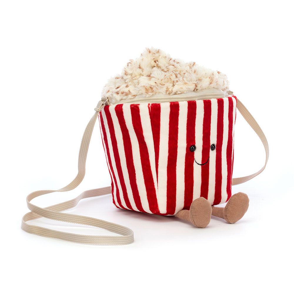 Red / Cream Jellycat Amuseables Popcorn Bag | US-DVKQ80571