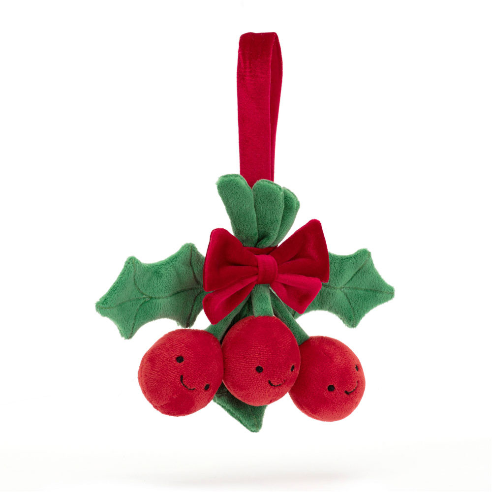 Red / Green Jellycat Amuseables Holly | US-RXDN71685