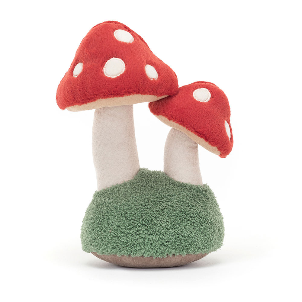 Red / Green Jellycat Amuseables Pair of Toadstools | US-GWDX34058