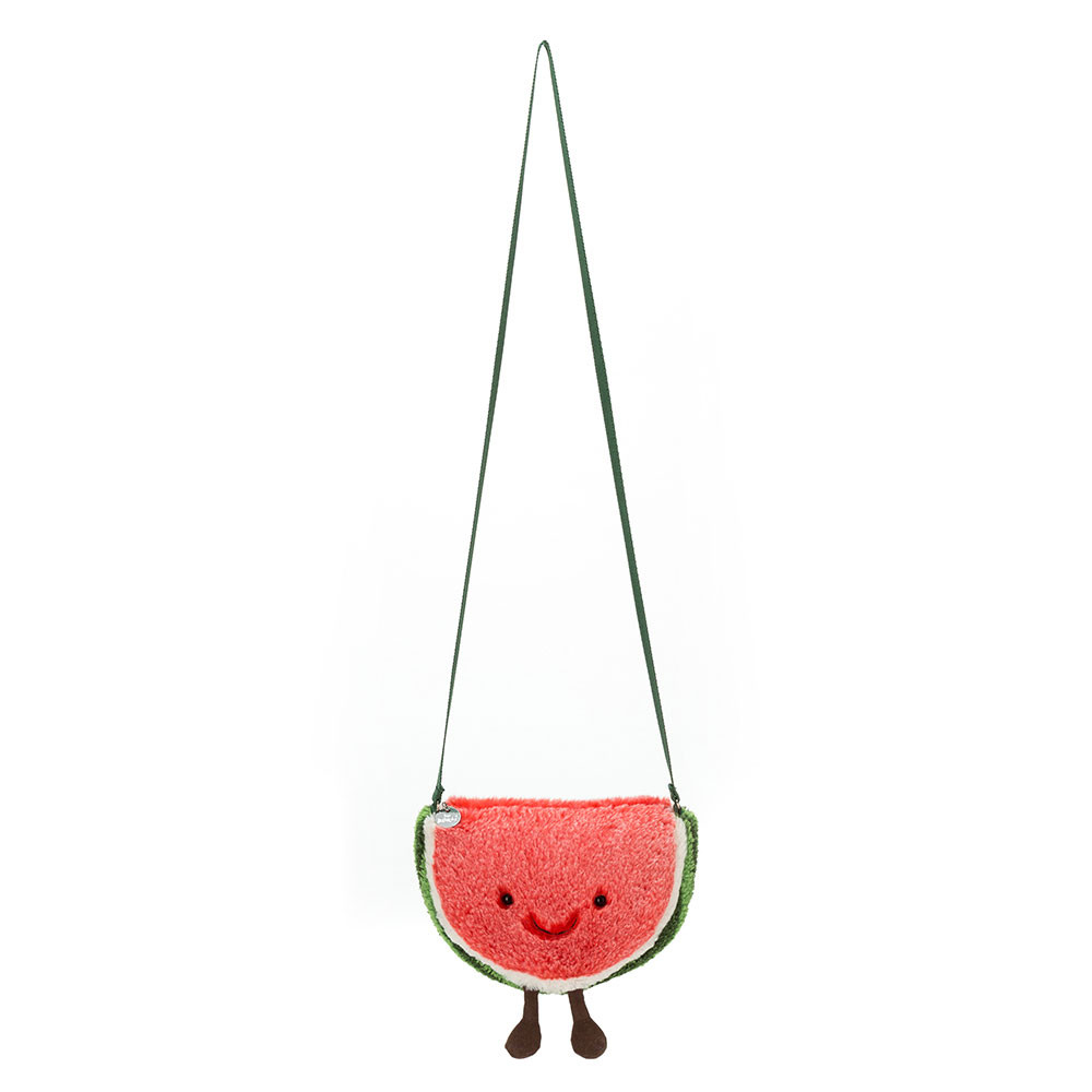 Red / Green Jellycat Amuseables Watermelon Bag | US-WTGR21704