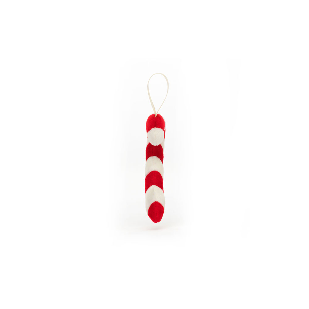 Red / White Jellycat Festive Folly Candy Cane | US-PKEW38409