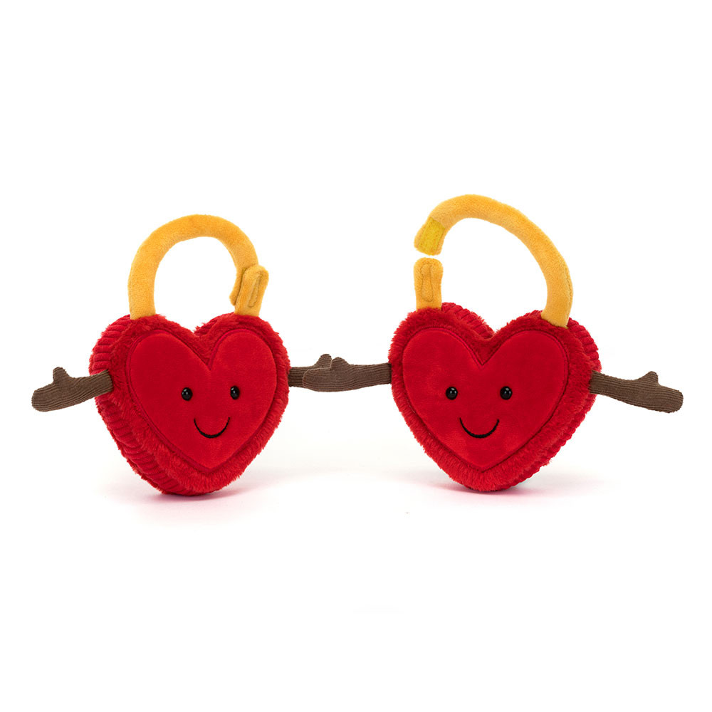 Red / Yellow Jellycat Amuseables Val & Tina Love Locks | US-KLOZ47806