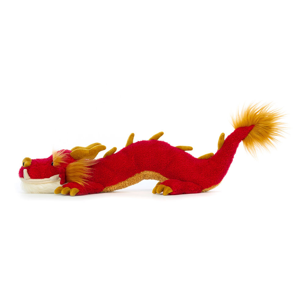 Red / Yellow Jellycat Festival Dragon | US-YDLJ93168