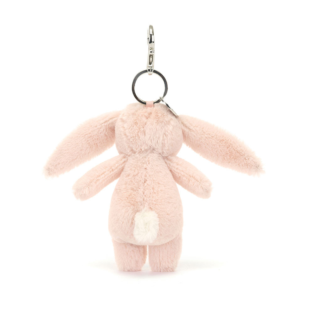 Rose Jellycat Blossom Blush Bunny Bag Charm | US-VSGY74136