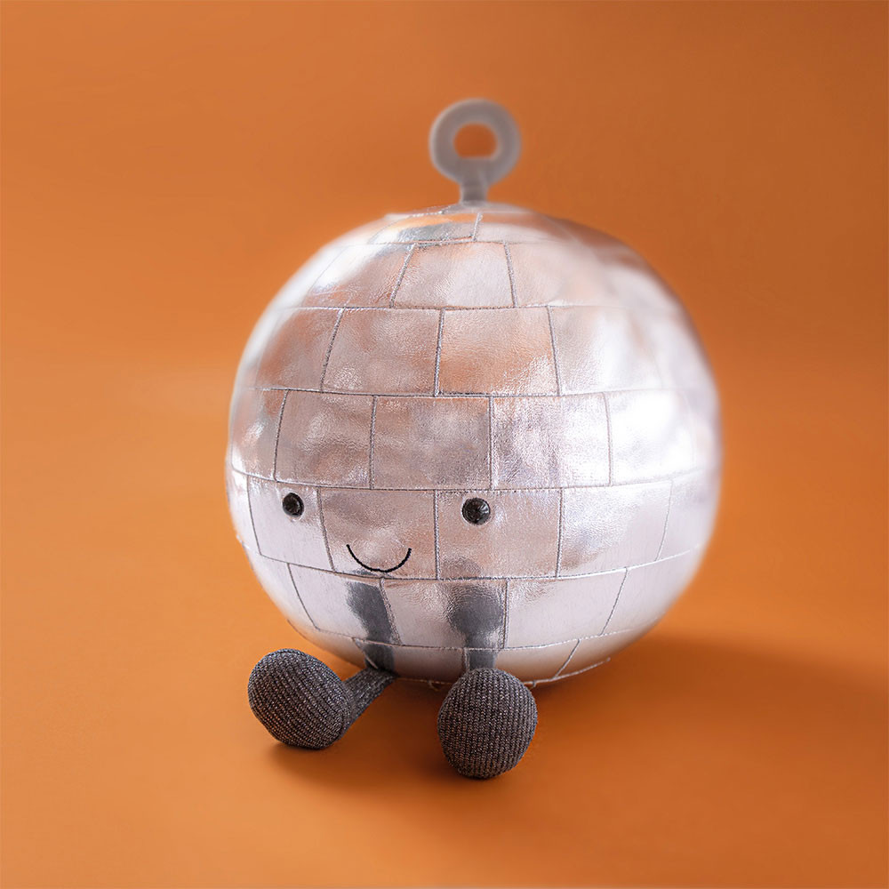 Silver Jellycat Amuseables Disco Ball | US-RFTY89526