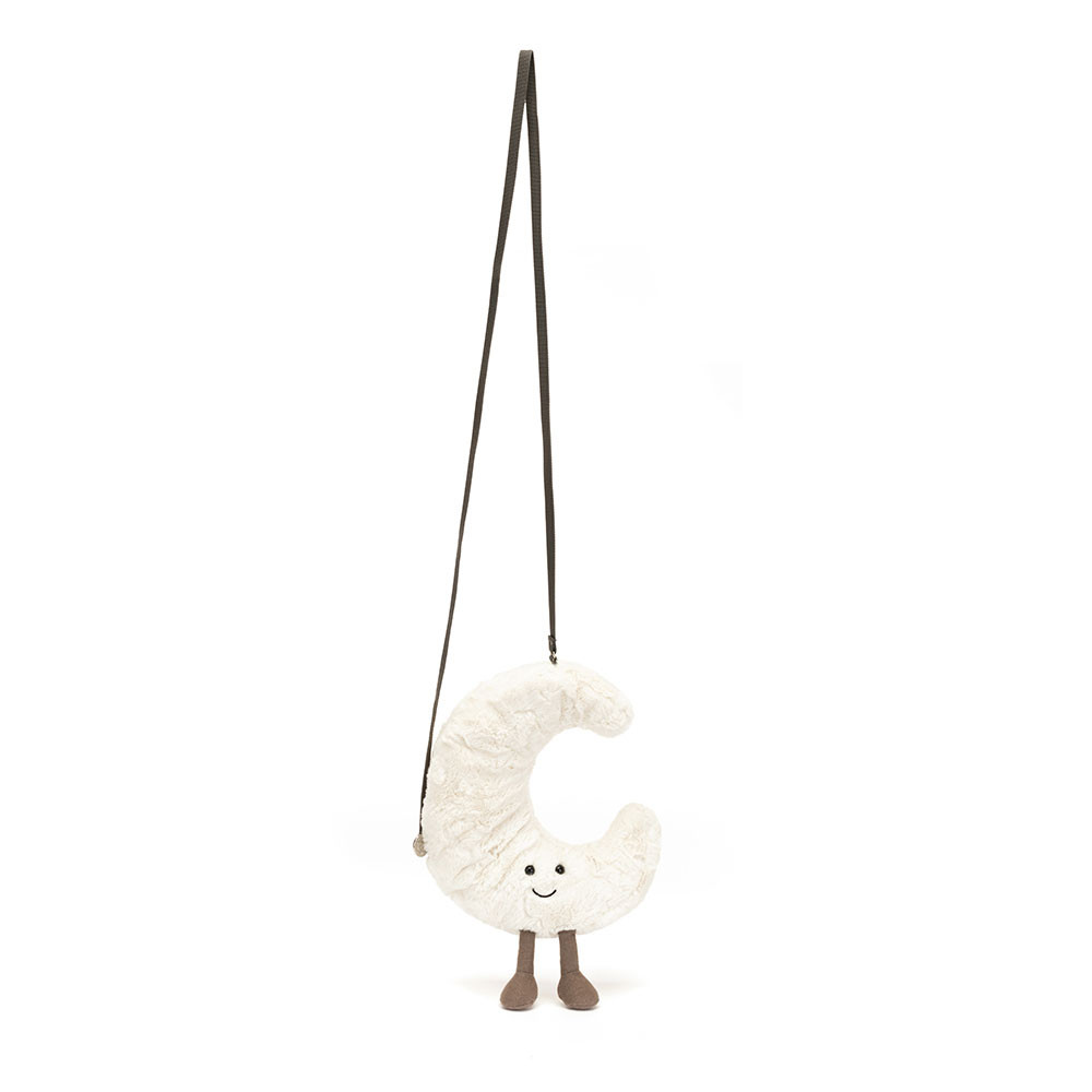 White Jellycat Amuseables Moon Bag | US-HMVZ95830