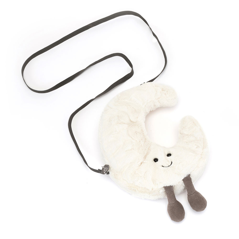 White Jellycat Amuseables Moon Bag | US-HMVZ95830