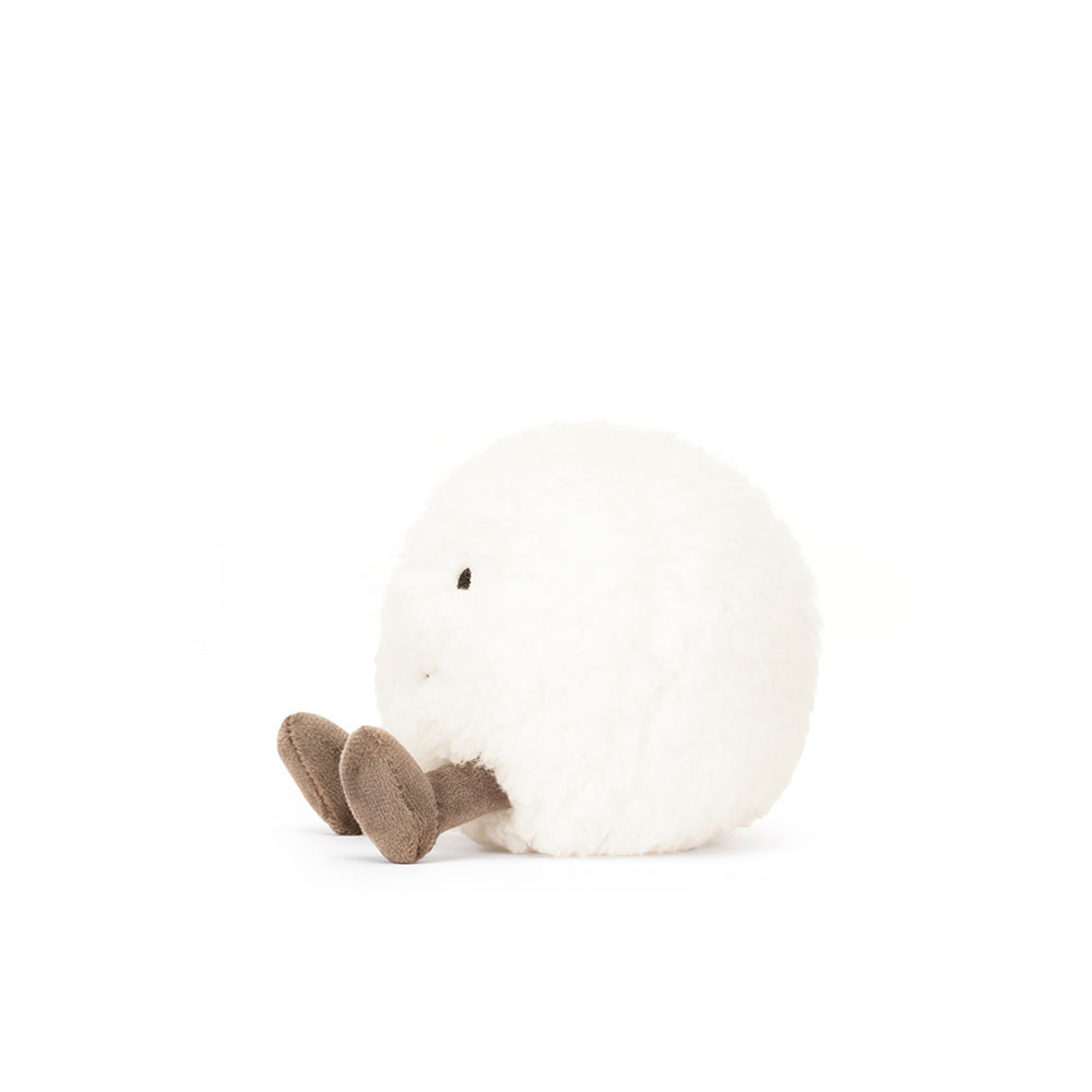 White Jellycat Amuseables Snowball | US-QJNV46298