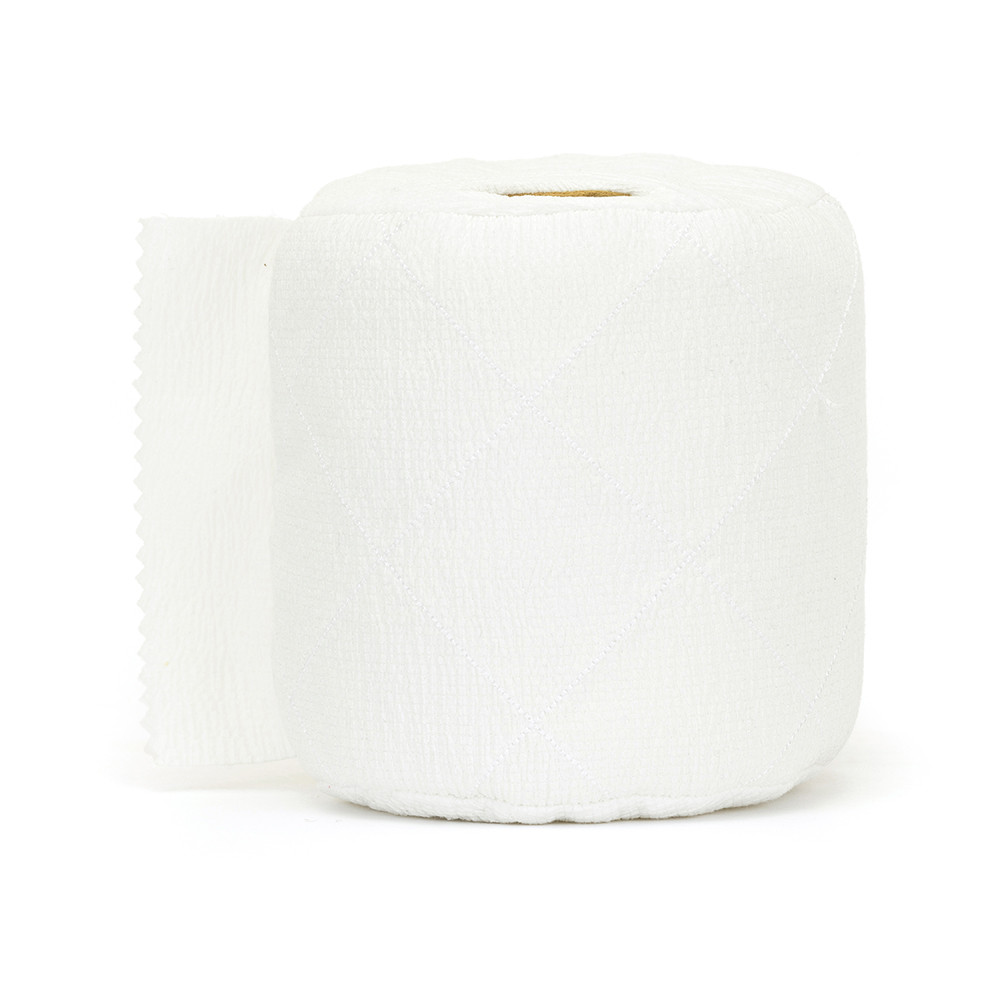 White Jellycat Amuseables Toilet Roll | US-GKWH84201