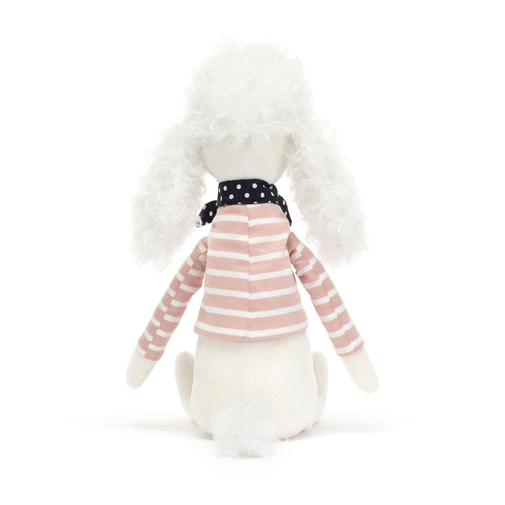 White / Beige Jellycat Beatnik Buddy Poodle | US-JZRN79081