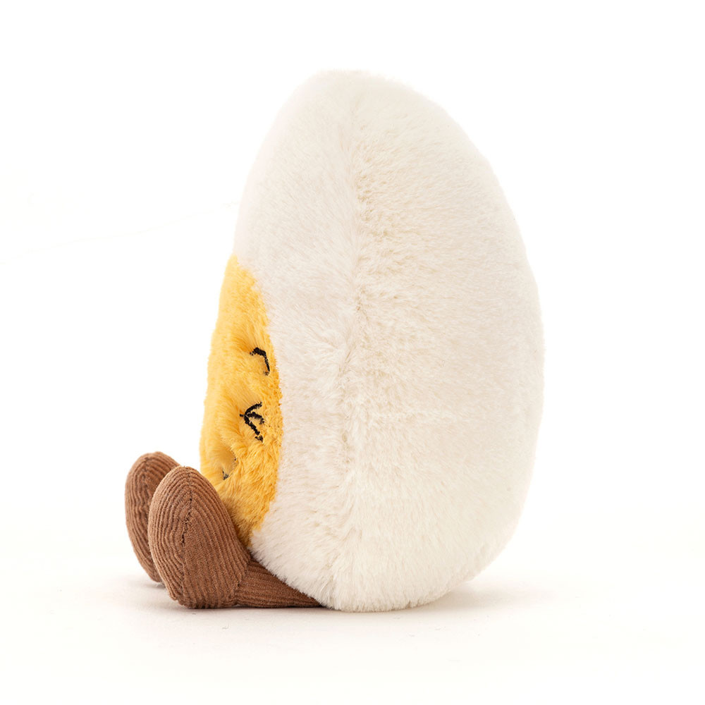 White / Yellow Jellycat Amuseable Laughing Boiled Egg | US-JUNS97548