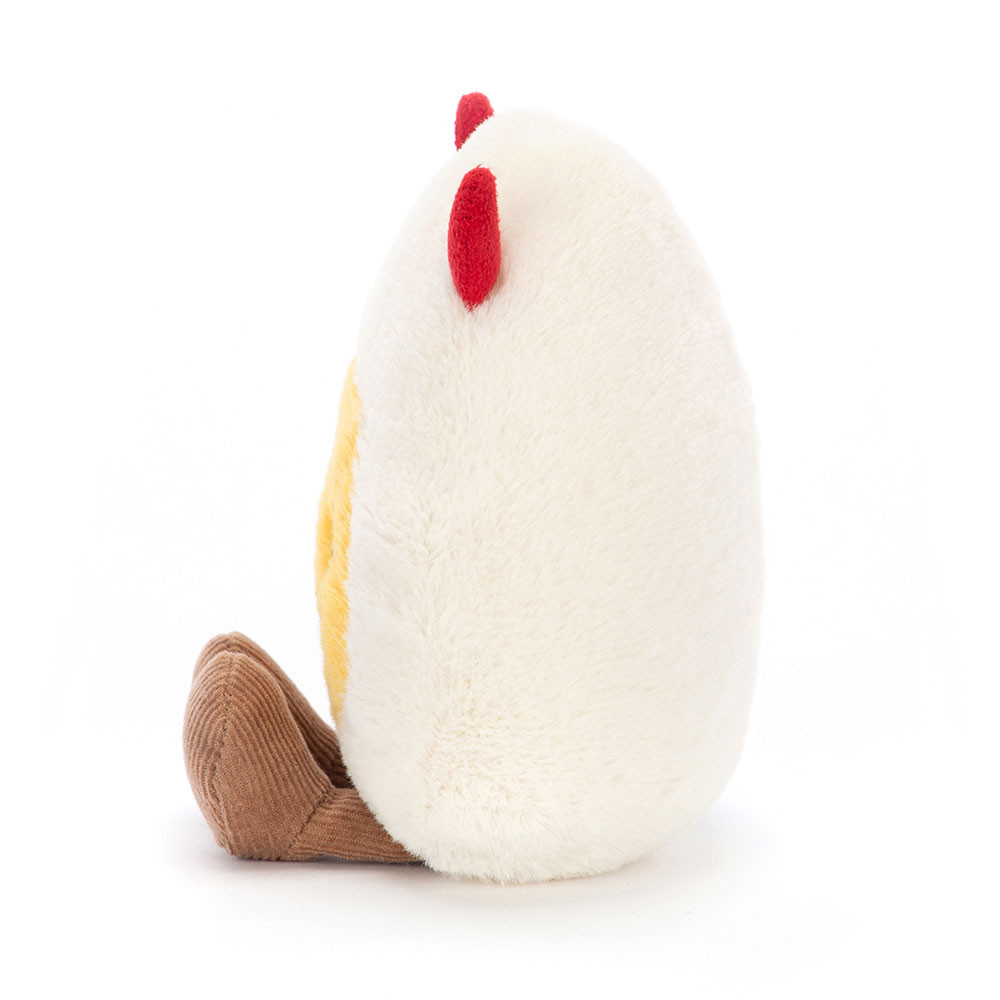 White / Yellow Jellycat Amuseables Devilled Egg | US-ISHG39624