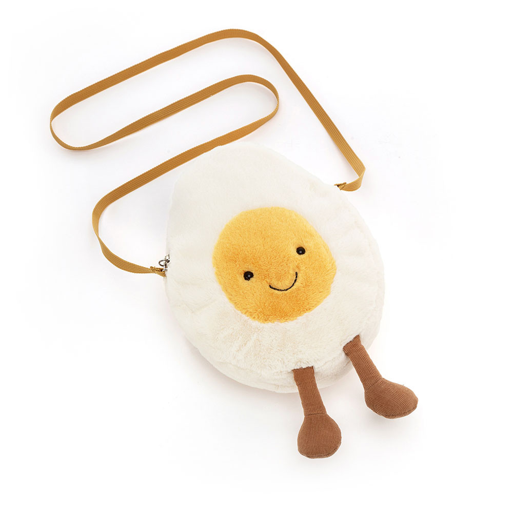 White / Yellow Jellycat Amuseables Happy Boiled Egg Bag | US-DOUL37096