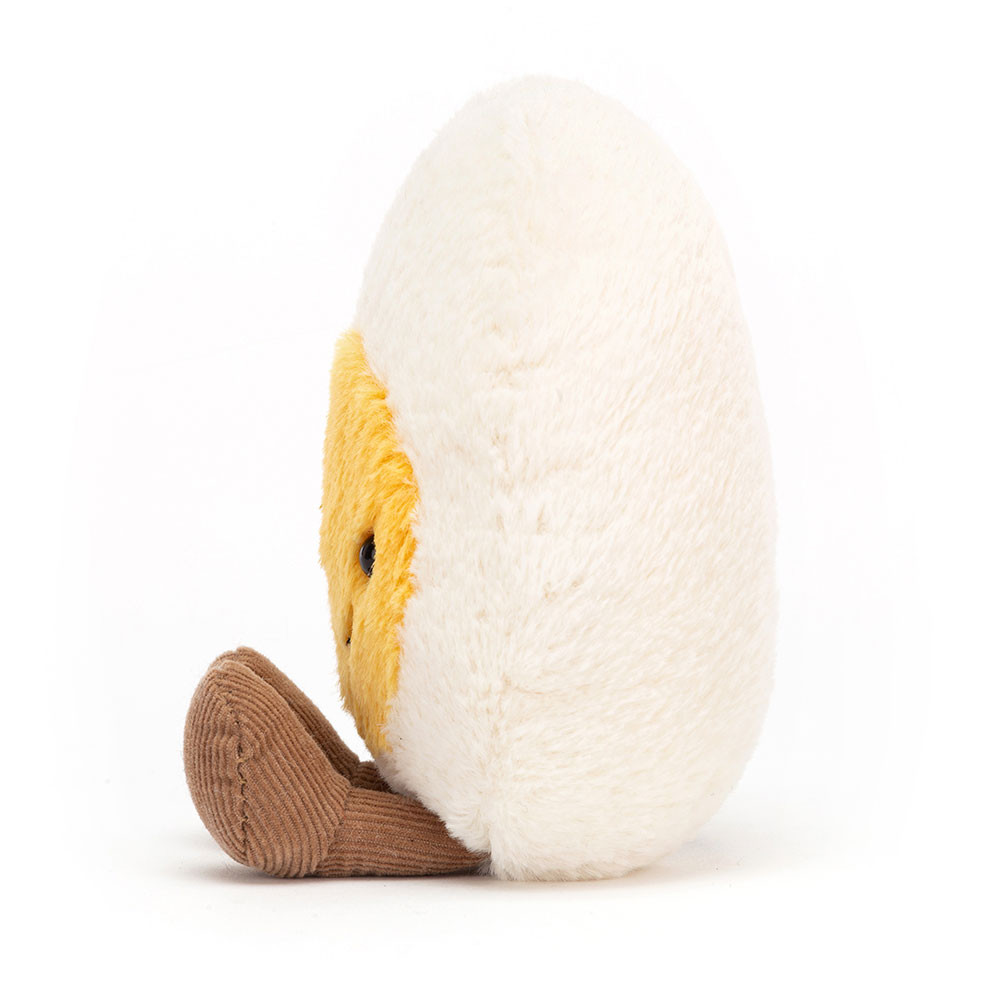 White / Yellow Jellycat Amuseables Happy Boiled Egg | US-SHJR02684