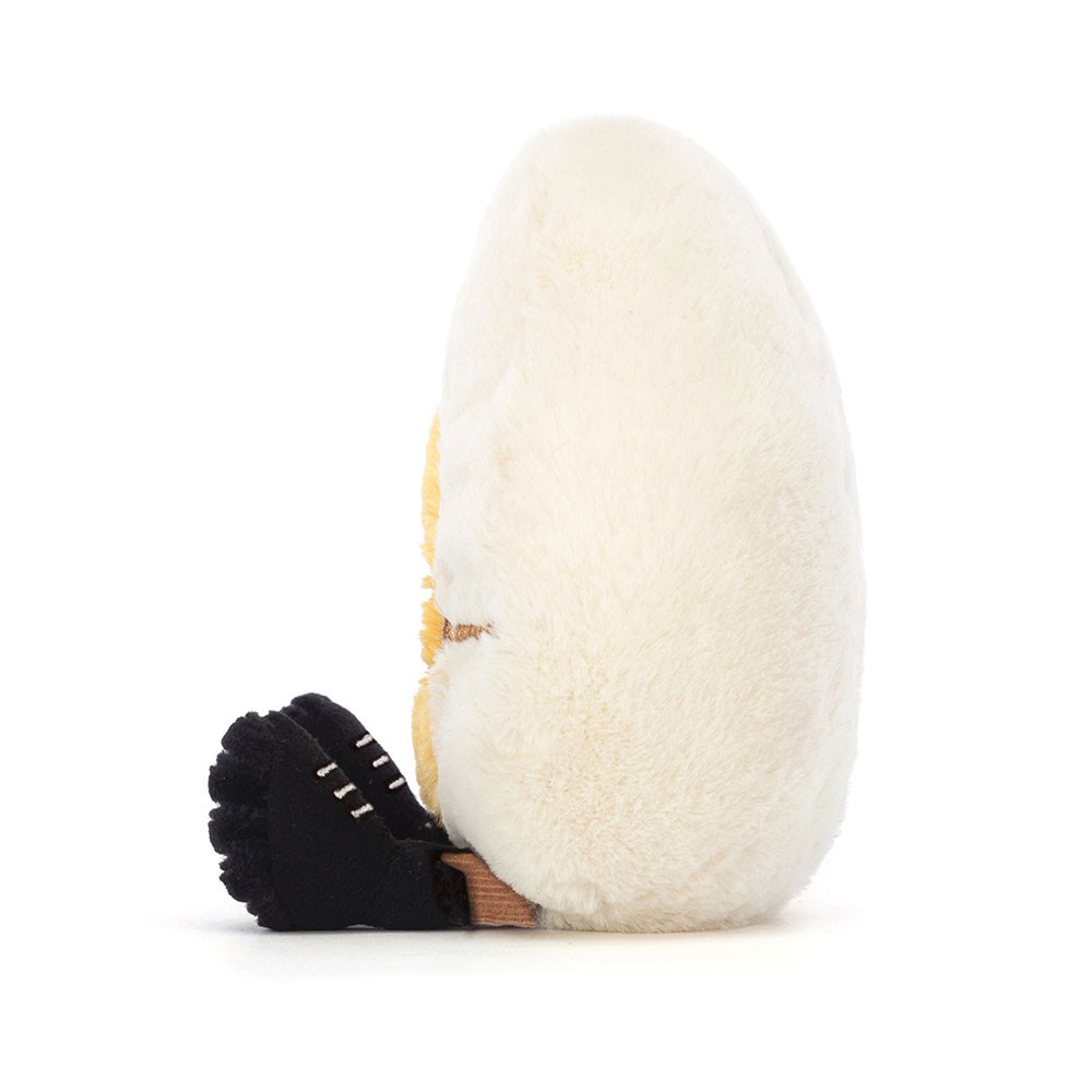 White / Yellow / Black Jellycat Amuseables Boiled Egg Chic | US-TBYS12580