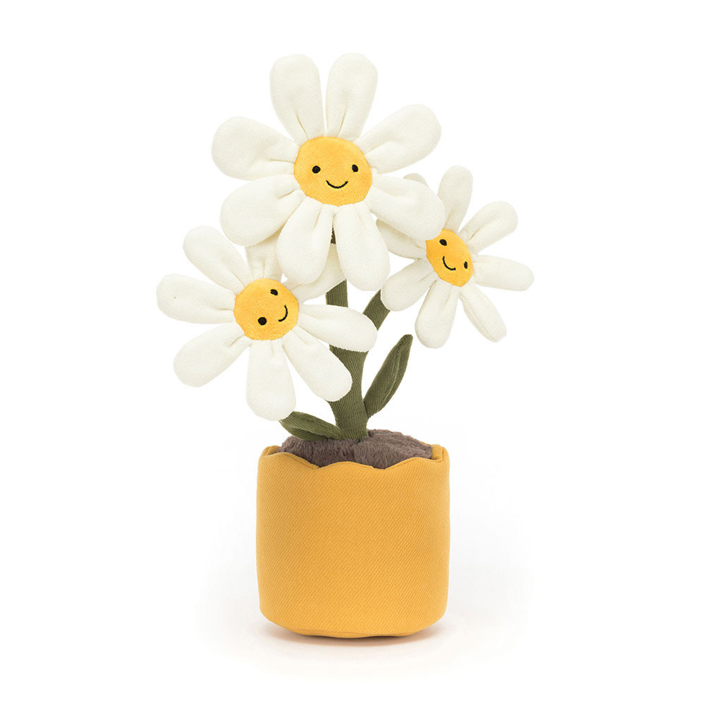 White / Yellow / Green Jellycat Amuseables Daisy | US-BDTJ97341